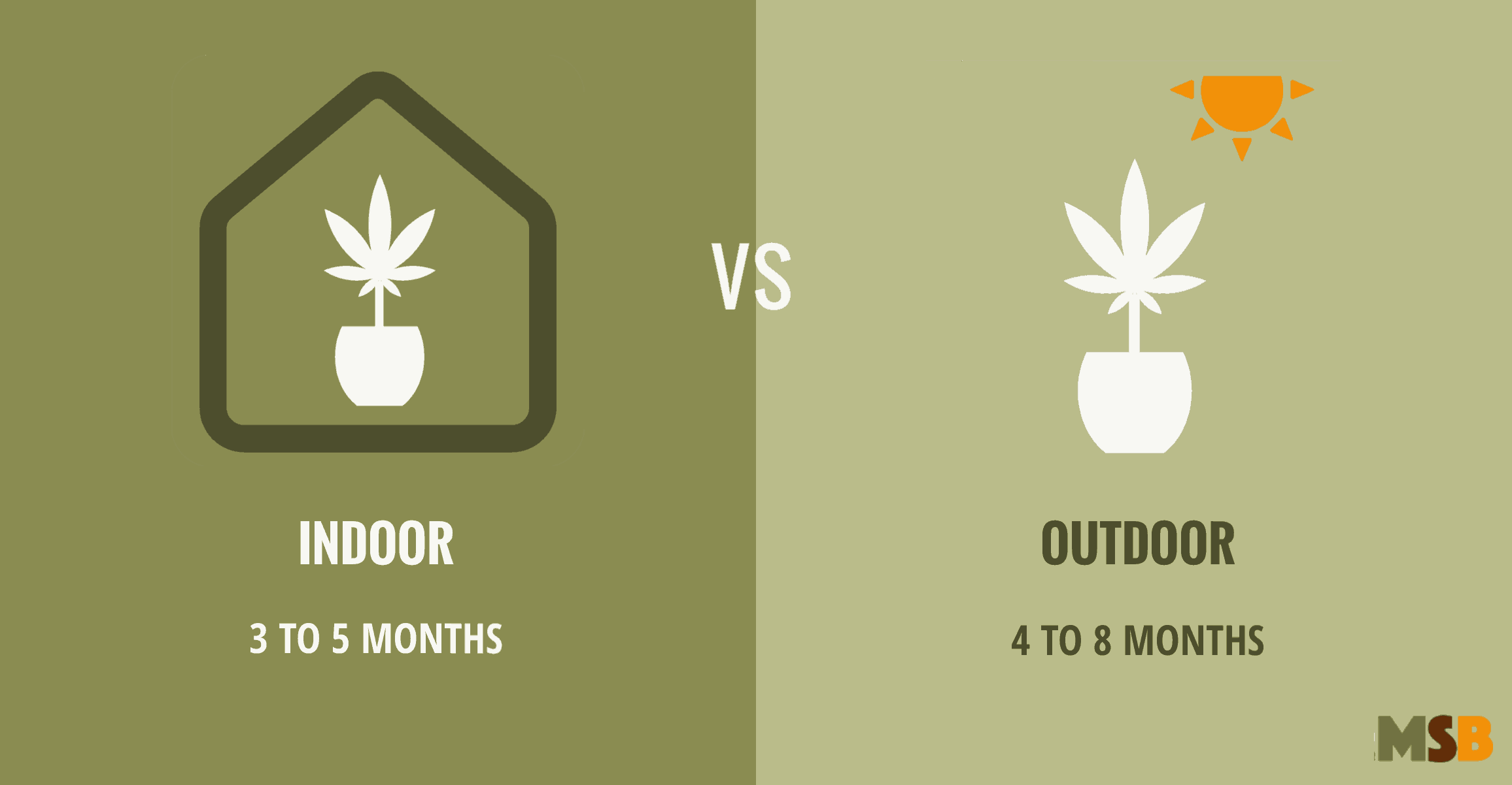 indoor vs outdoor marijuana grow time
